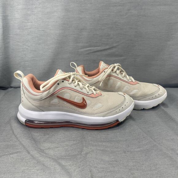 Nike Air Max AP Women’s Size 10.5 Sneakers White Pink CU4870-101 - Picture 1 of 10